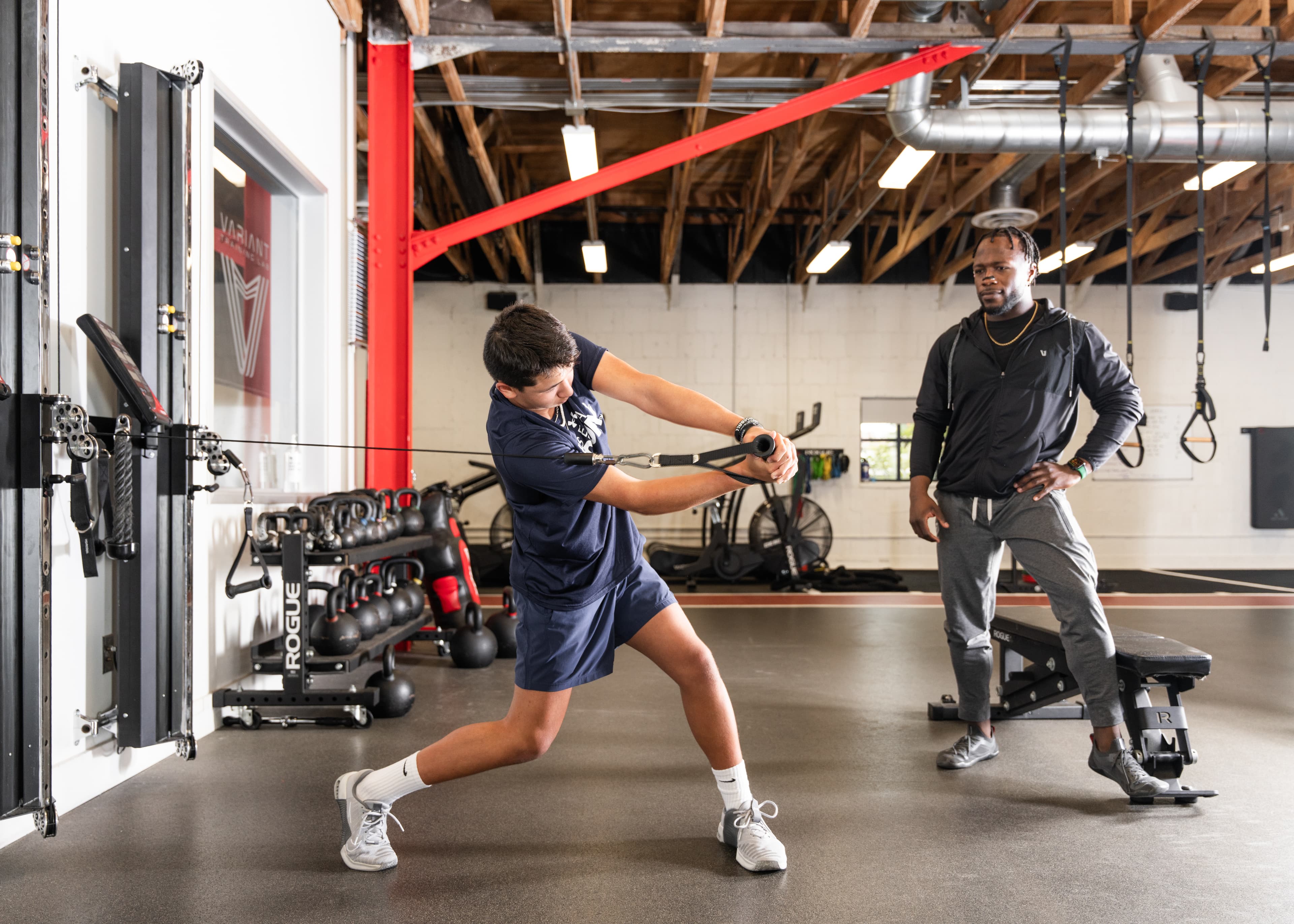 Coach led training at Variant Training Lab