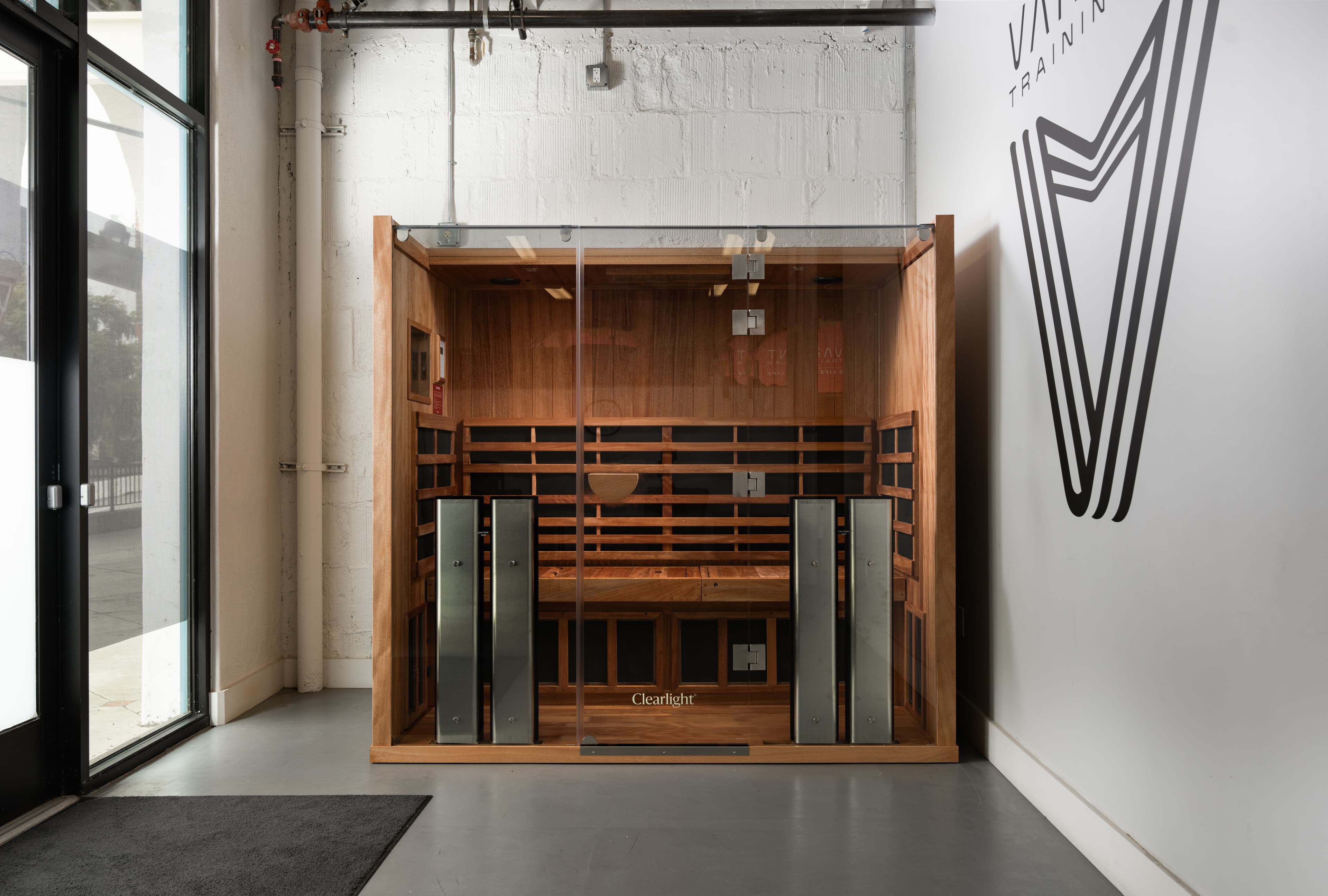 Recovery sauna at Variant Training Lab